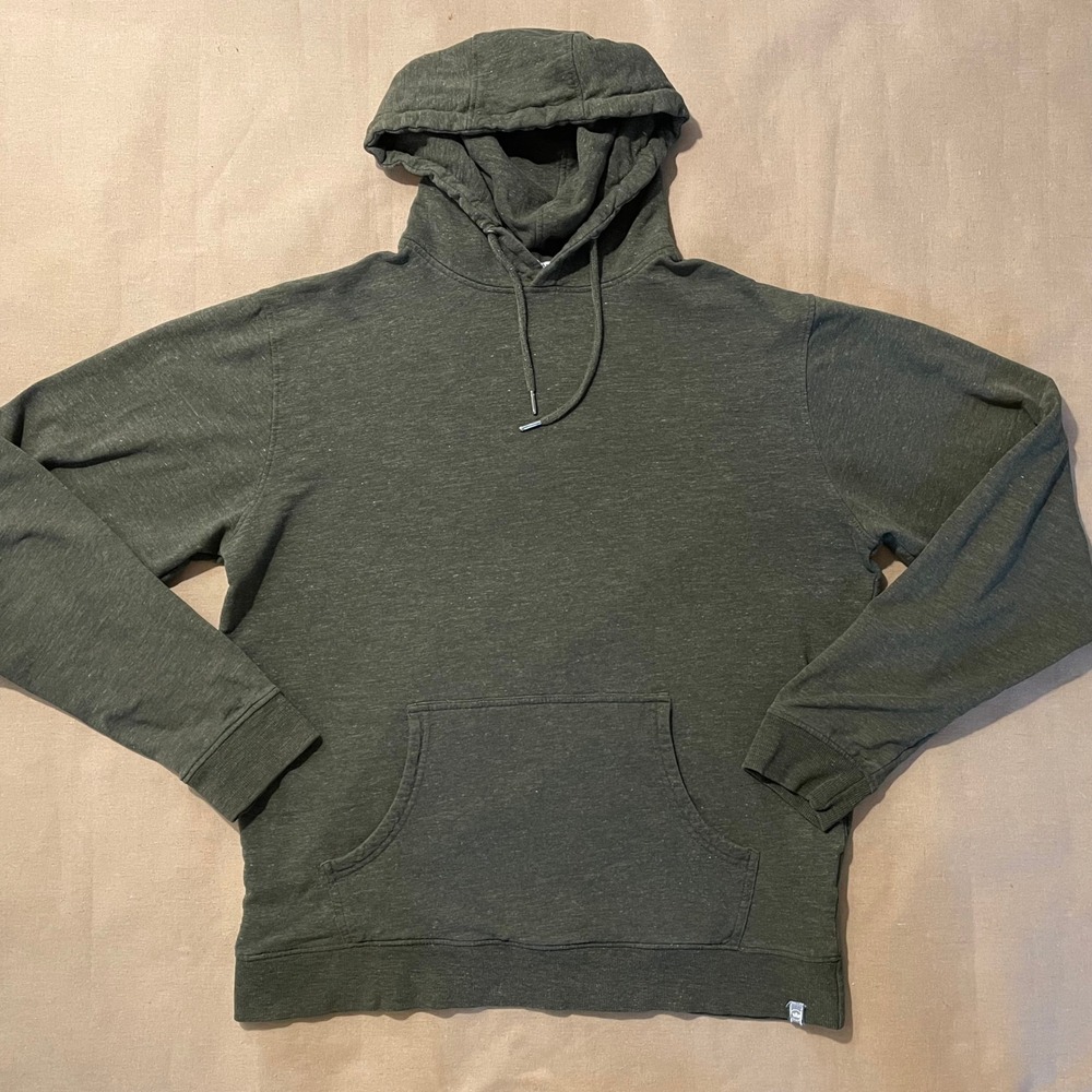 Peter Millar Lava Wash Hoodie Mens M Green Pullover Lounge Gym